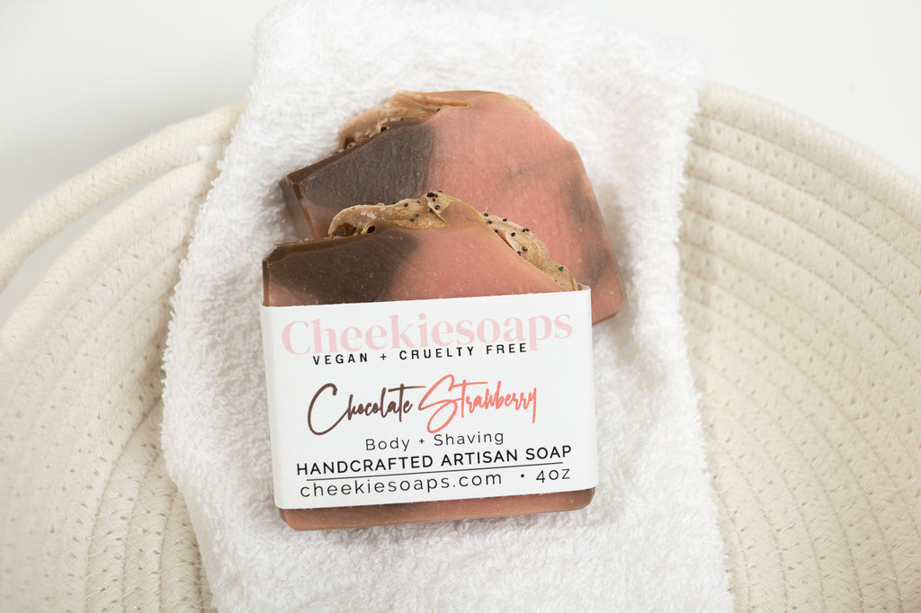 Chocolate Strawberry Artisan Soap