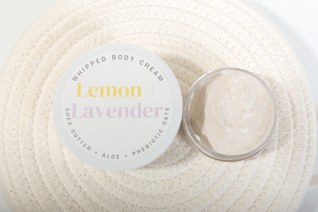 Lemon + Lavender Whipped Body Cream